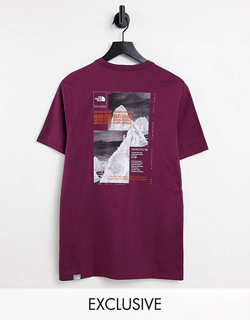 Women The North Face Collage t-shirt in red Exclusive at  