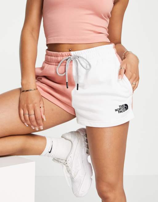 The north face tape cheap fleece shorts