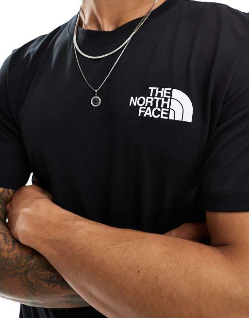 The North Face contour half dome back print t-shirt in black