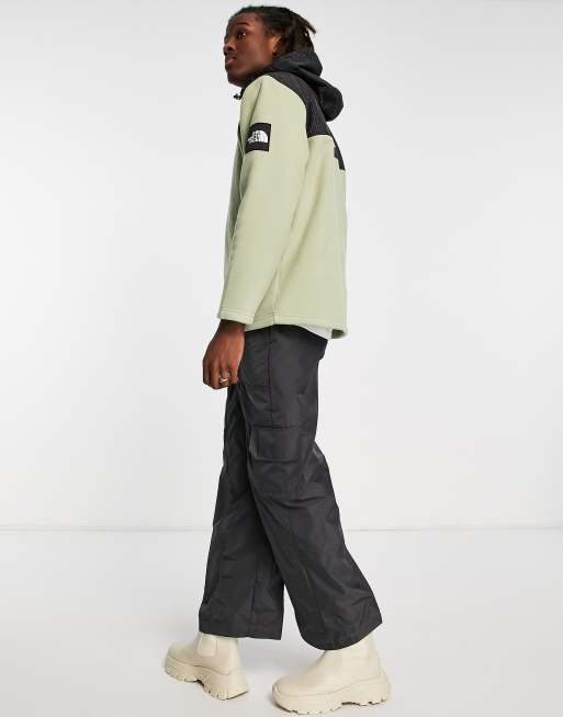 The North Face - Convin - Felpa con cappuccio in micropile kaki, 4 di 4