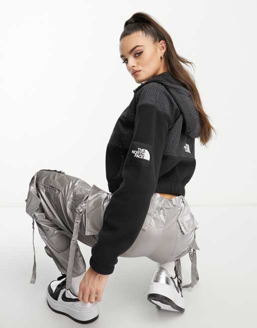 The North Face Convin microfleece zip up hoodie in black | ASOS