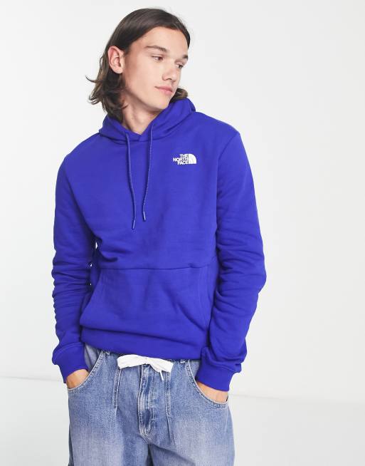 north face royal blue hoodie