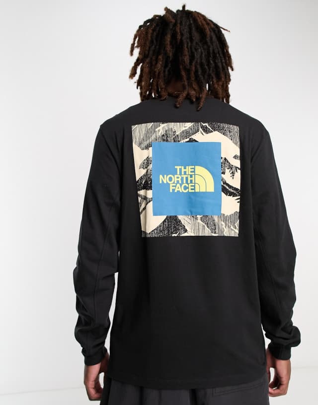 The North Face Coordinates back print t-shirt in black