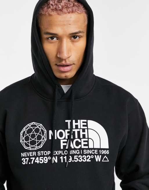 North face coordinates store hoodie