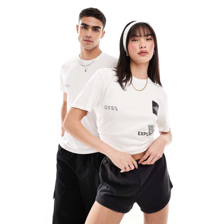 The North Face Coordinates small backprint logo t-shirt in