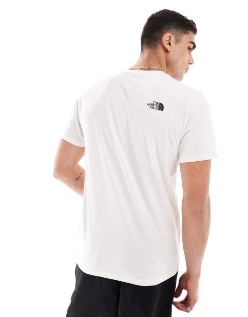 The North Face Coordinates small backprint logo t-shirt in