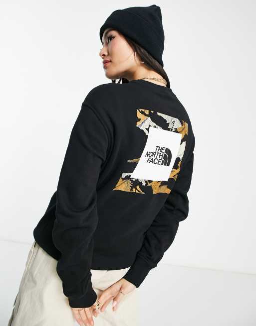 The North Face - Coordinates - Sort sweatshirt med print bagpå