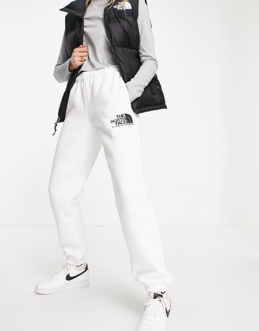 THE NORTH FACE Coordinates Mens White Sweatpants - WHITE