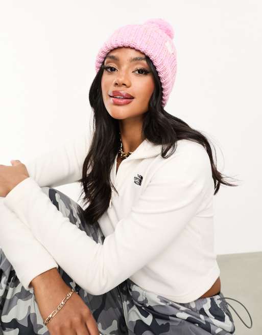 Womens pink store bobble hat