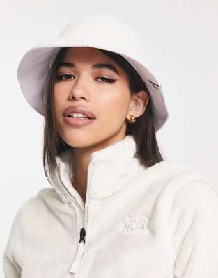 The North Face Cragmont Bucket Hat In Cream-white