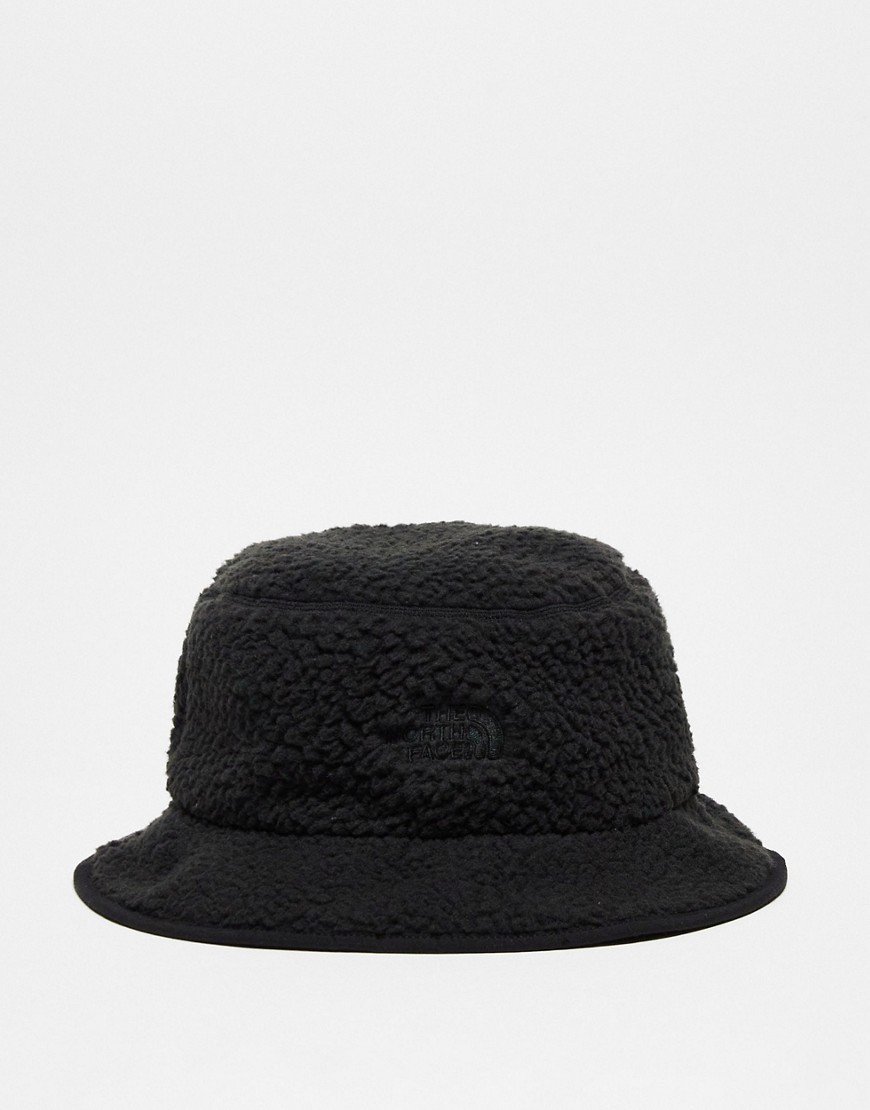 the north face cragmont fleece bucket hat in black