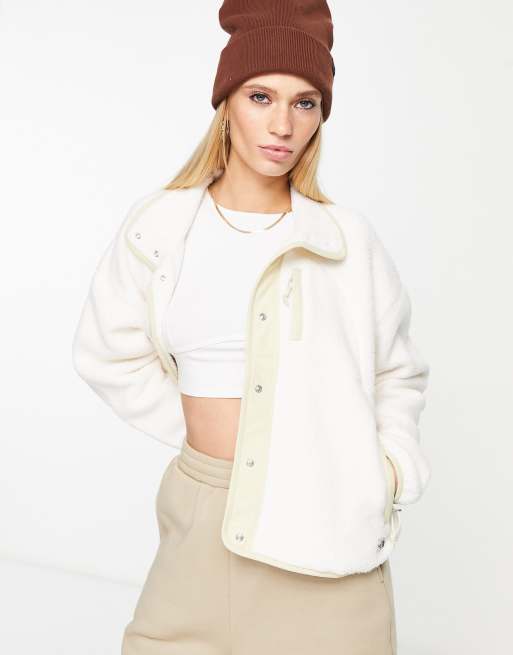 THE NORTH FACE Cragmont Fleece Jacket Gardenia White/Gravel MD at   Women's Coats Shop