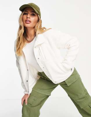 The North Face Cragmont Fleece Jacket In Cream-White