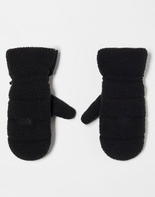 The North Face Cragmont fleece mittens in black - ASOS Price Checker