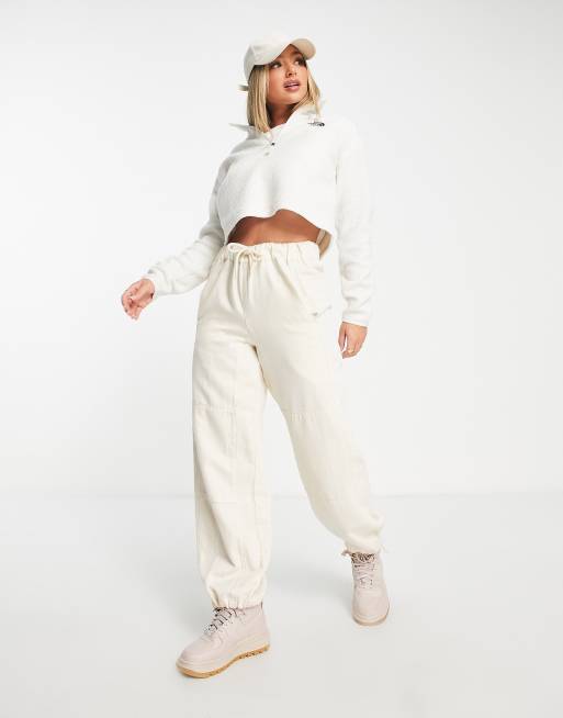 The North Face Osito sherpa cropped fleece in white Exclusive at ASOS -  ShopStyle Jackets