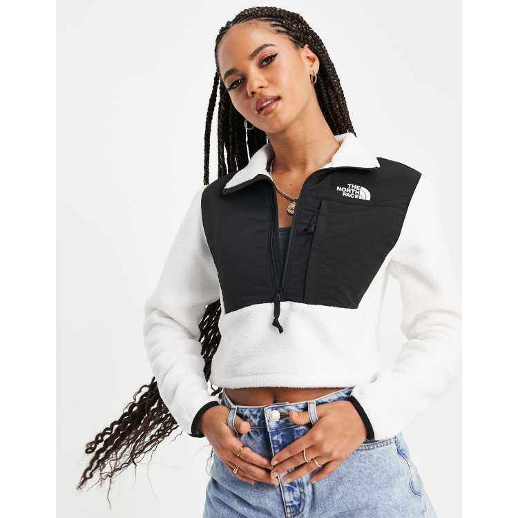 The North Face Denali Cropped Fleece Jacket in Blue