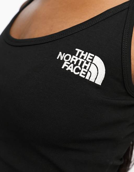 The North Face cropped tank in black, 4 of 4