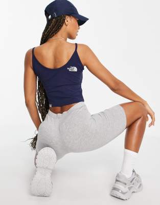asos navy top