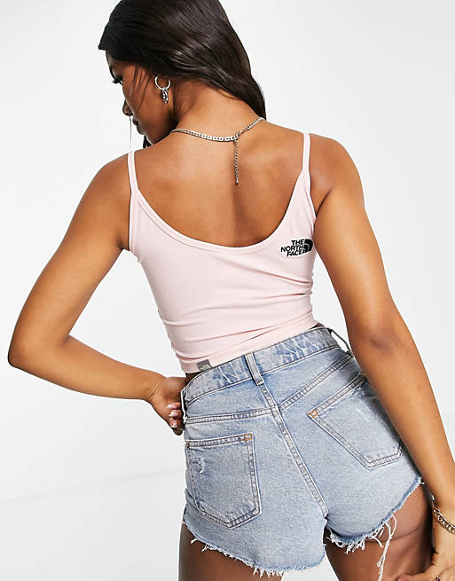  The North Face Cropped tank top in pink Exclusive at  