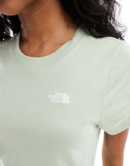 The North Face Women s Short Sleeve Evolution Cutie T Shirt XS Misty Sage