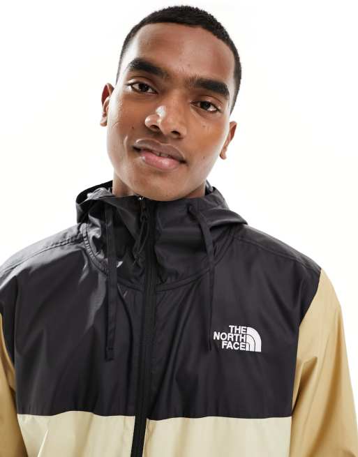 The North Face - Cyclone - Jack met capuchon en logo in beige met zwart, 4 van 4