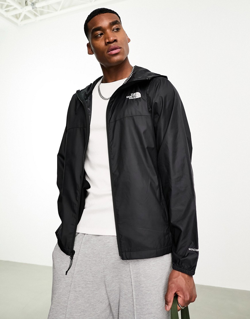 The North Face Cyclone WindWall water repellent wind jacket in black