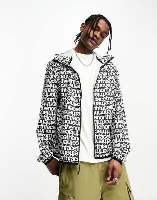 North face all shop over print hoodie