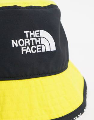 yellow north face hat
