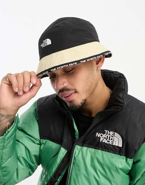 The North Face Cypress bucket hat in stone and black - view 1