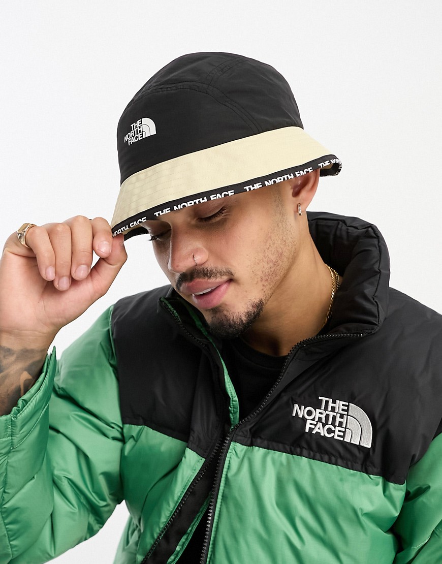 The North Face Cypress bucket hat in stone and black-Neutral