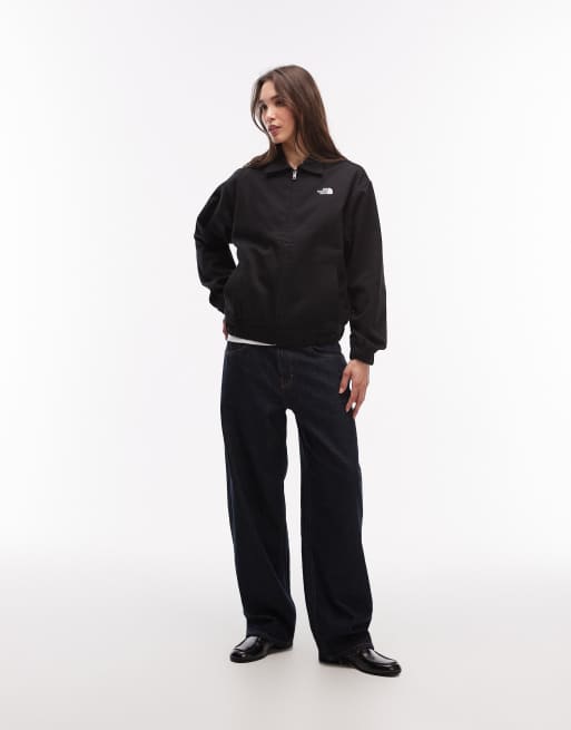 The North Face – Czarna kurtka z diagonalu, z kołnierzykiem, 3 z 4