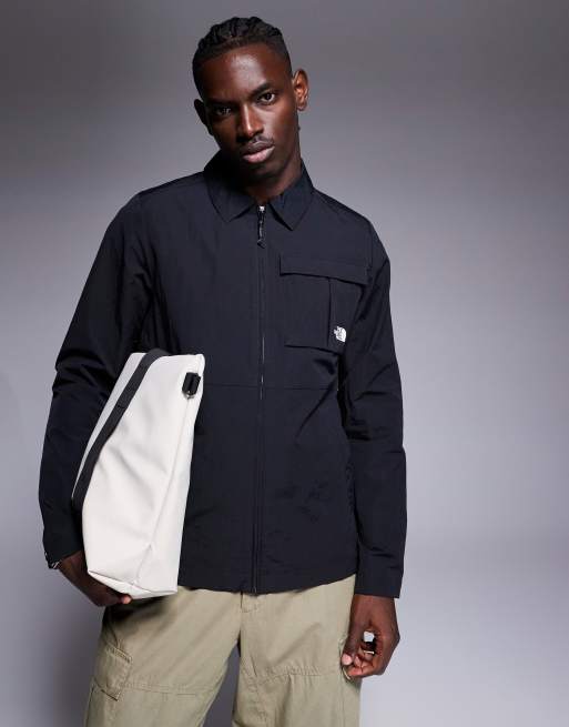 The North Face – Czarna zapinana na zamek koszula wierzchnia z kieszenią – tylko w ASOS