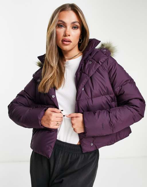 The North Face Dealio Down jacket in purple | ASOS