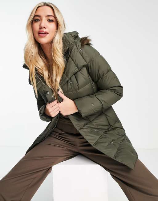 Taupe green north outlet face jacket