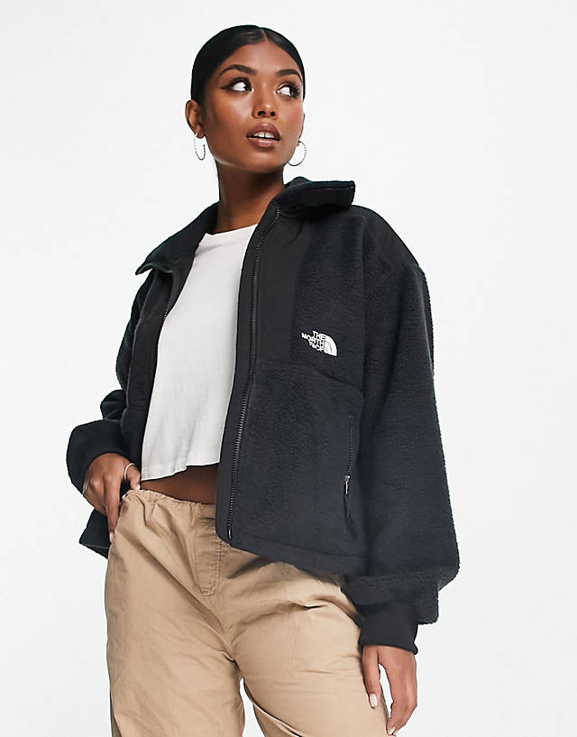 The North Face - denali 1994 retro relaxed fit zip up fleece jacket in black