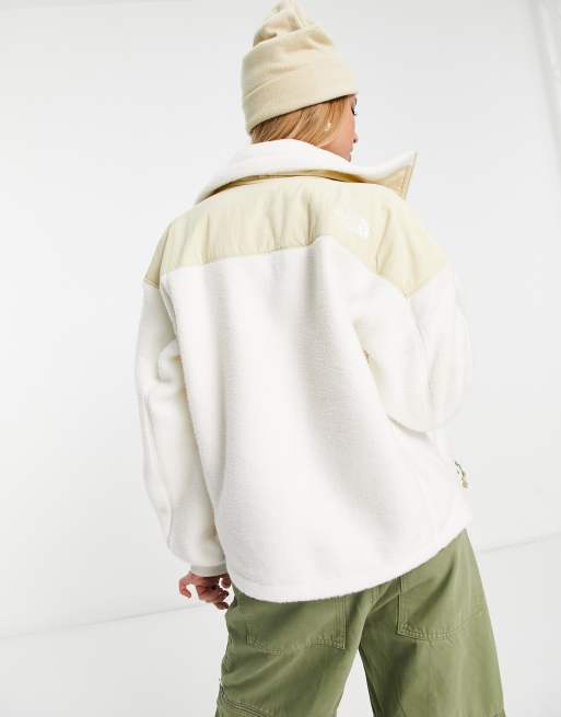 The North Face Denali 1994 retro relaxed fit zip up fleece jacket in cream , 2 of 4