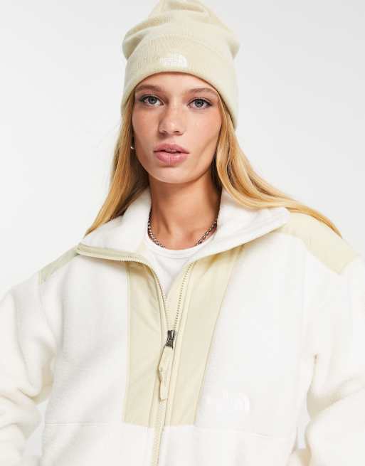 The North Face Denali 1994 retro relaxed fit zip up fleece jacket in cream , 3 of 4