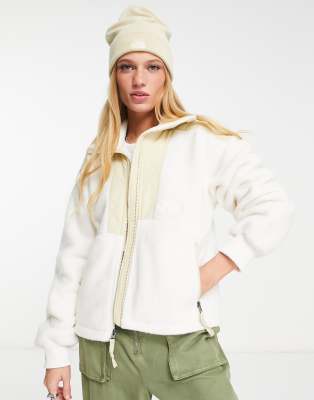 The North Face Denali 1994 retro relaxed fit zip up fleece jacket in cream  - ASOS Price Checker