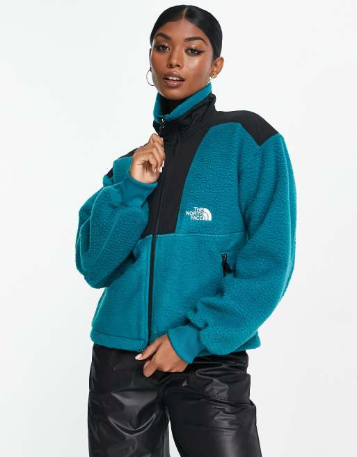 Teal north face fleece new arrivals