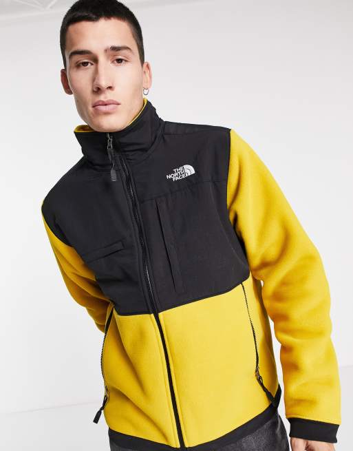 Mustard fleece jacket sale