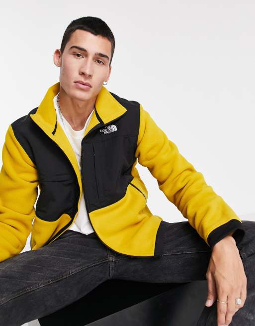 Mustard yellow shop fleece jacket