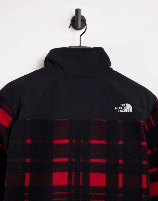 North face shop red plaid jacket