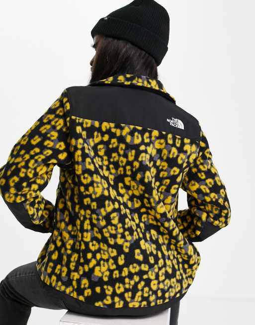 Leopard yellow north face best sale