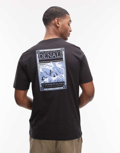 The North Face Denali backprint t-shirt in black