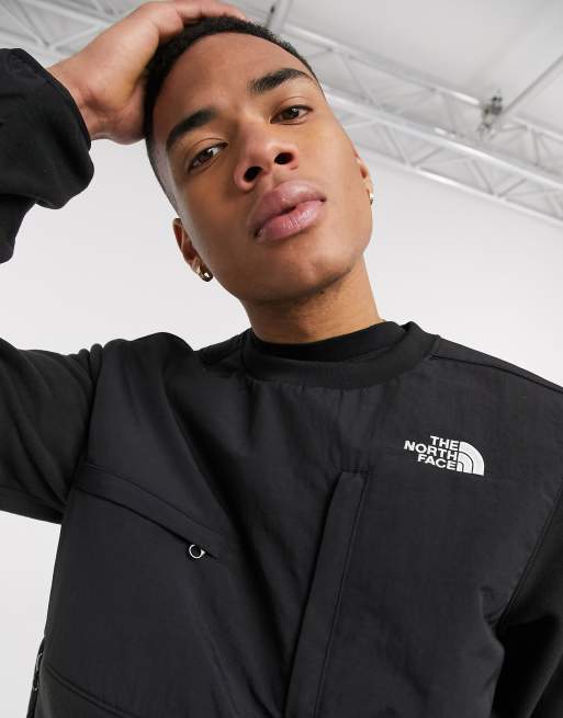 The North Face Denali crew neck sweatshirt in black | ASOS