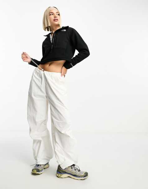 The North Face - Denali - Cropped fleece met 1/2 rits in zwart - view 1
