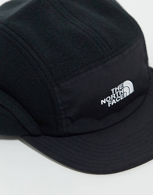 The North Face Denali earflap ball cap in black