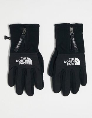 The North Face Denali Etip touchscreen compatible fleece gloves in black - ASOS Price Checker
