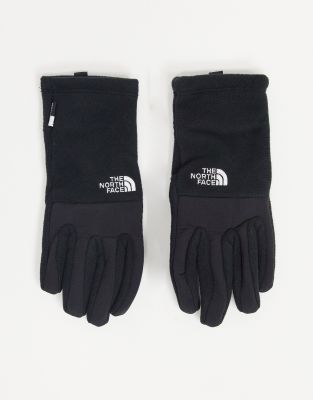 the north face denali etip glove in black