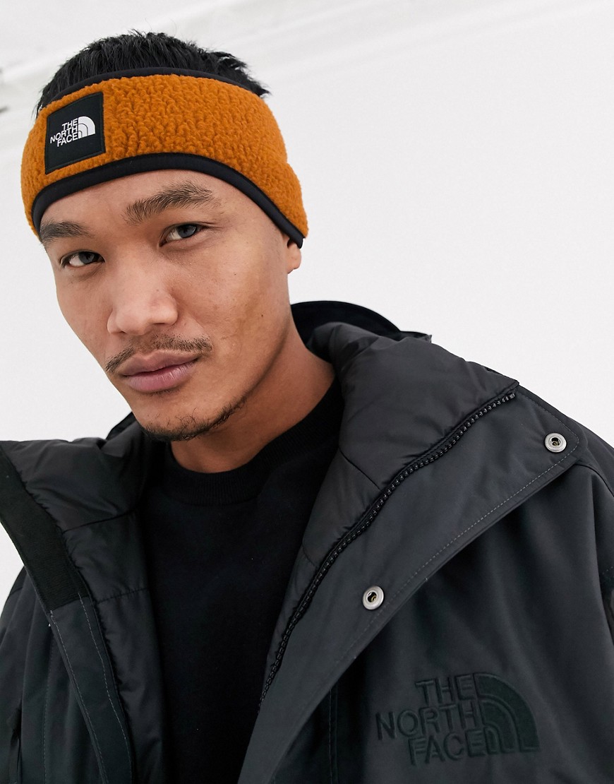 The North Face Denali Fleece earband in camel-Brown
